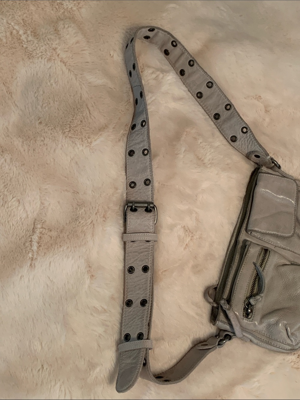 Free People Wade Sling Bag Light Gray - Picture 9 of 14